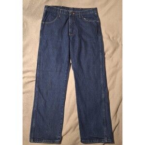 RUSTLER Jeans - Men 36x30 87619PW -  Blue Straight Leg